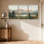 Paysage et nature, lac, paysage, paysage, ensemble de 3 impressions sur toile-165537123