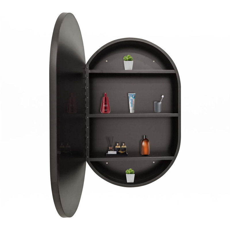 Armoire à pharmacie murale en métal avec miroir, H 31 po x L 21 po x l 4,9 po