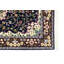 Tapis floral bleu en laine noué à la main Floral-85897364