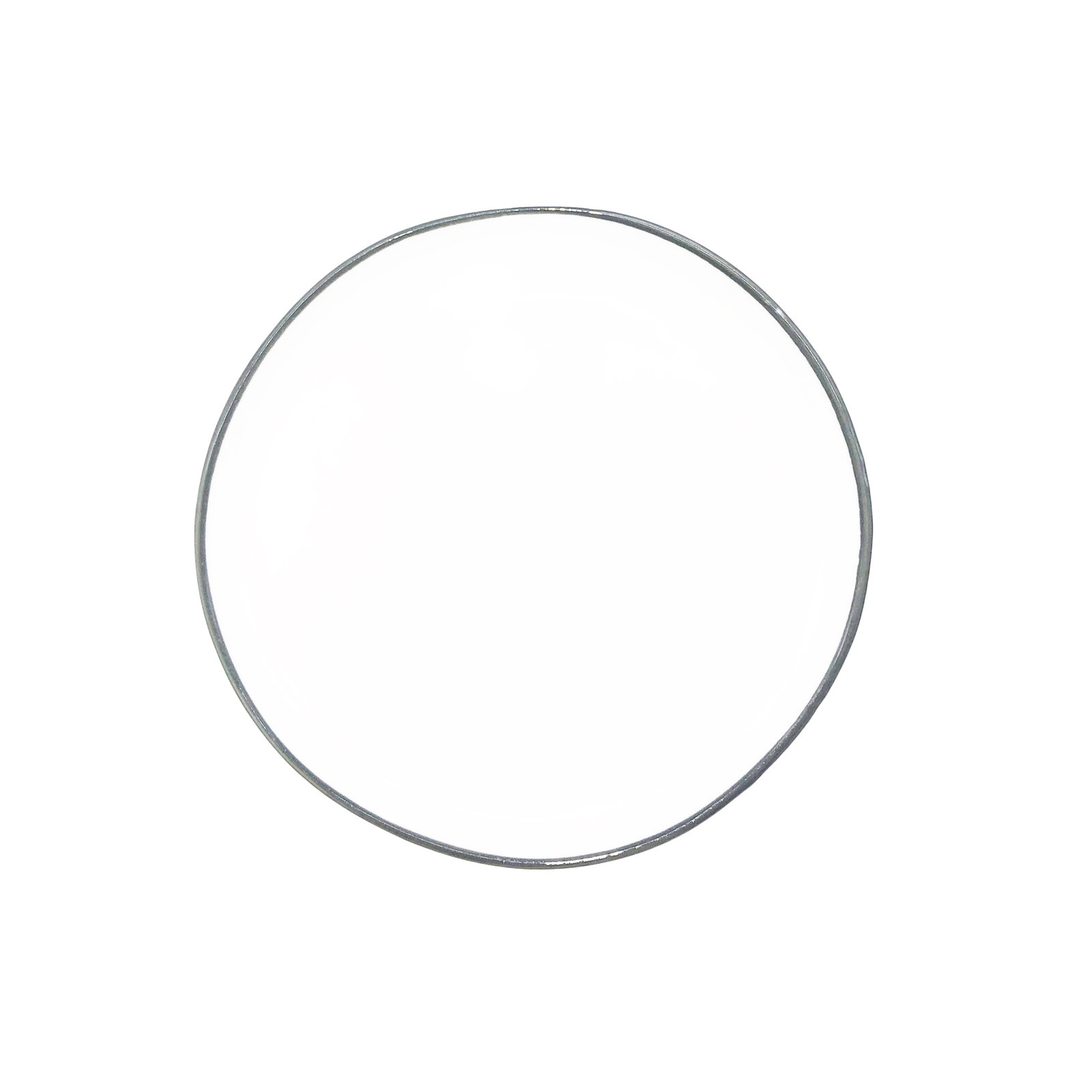 Abbesses 5" Porcelain Appetizer Plate, Grey