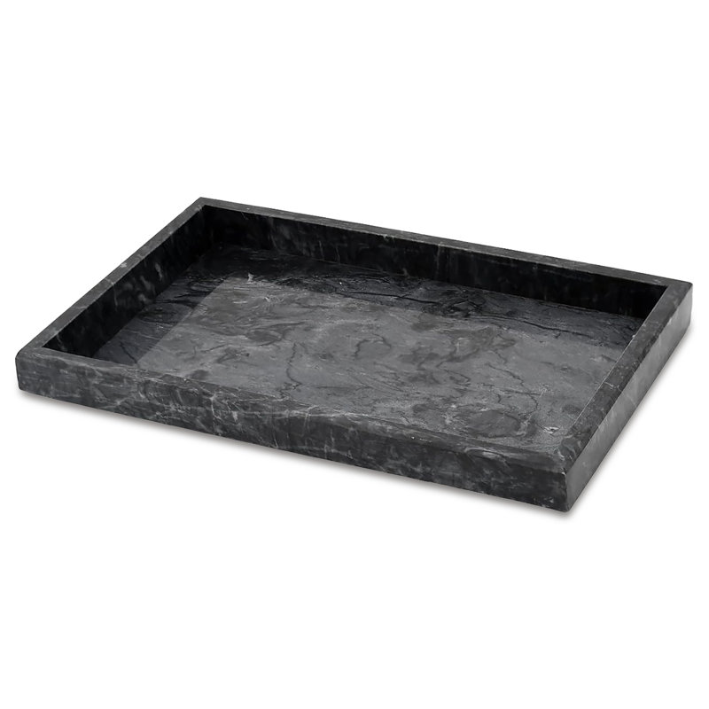 Plateau de meuble-lavabo moderne en marbre gris