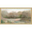Serene Morning in the Meadow by PI Studio Framed Mounted Canvas Wall Art Print-1717331572