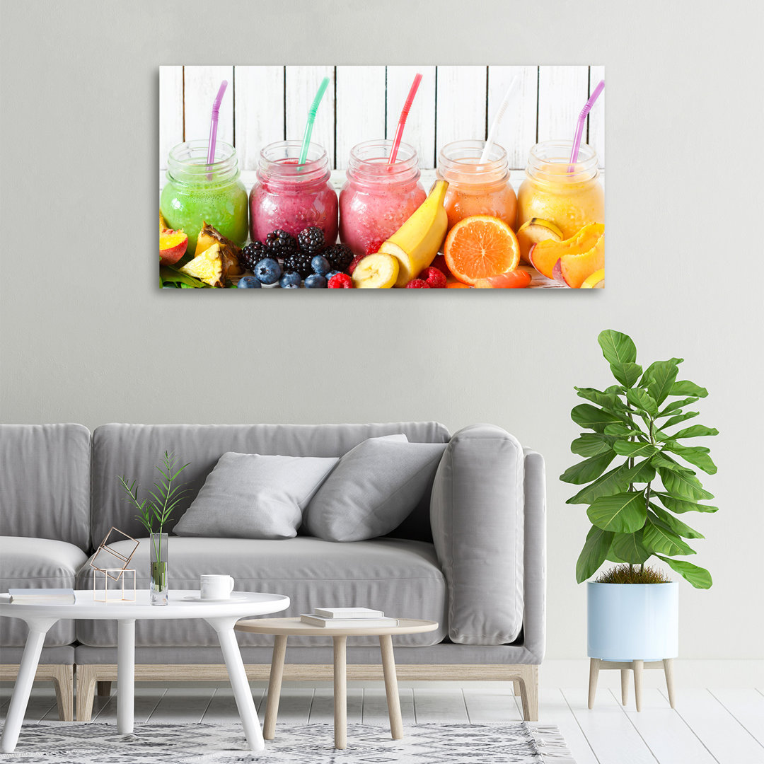 Fruchtcocktails - Kunstdrucke auf Leinwand - Wrapped Canvas