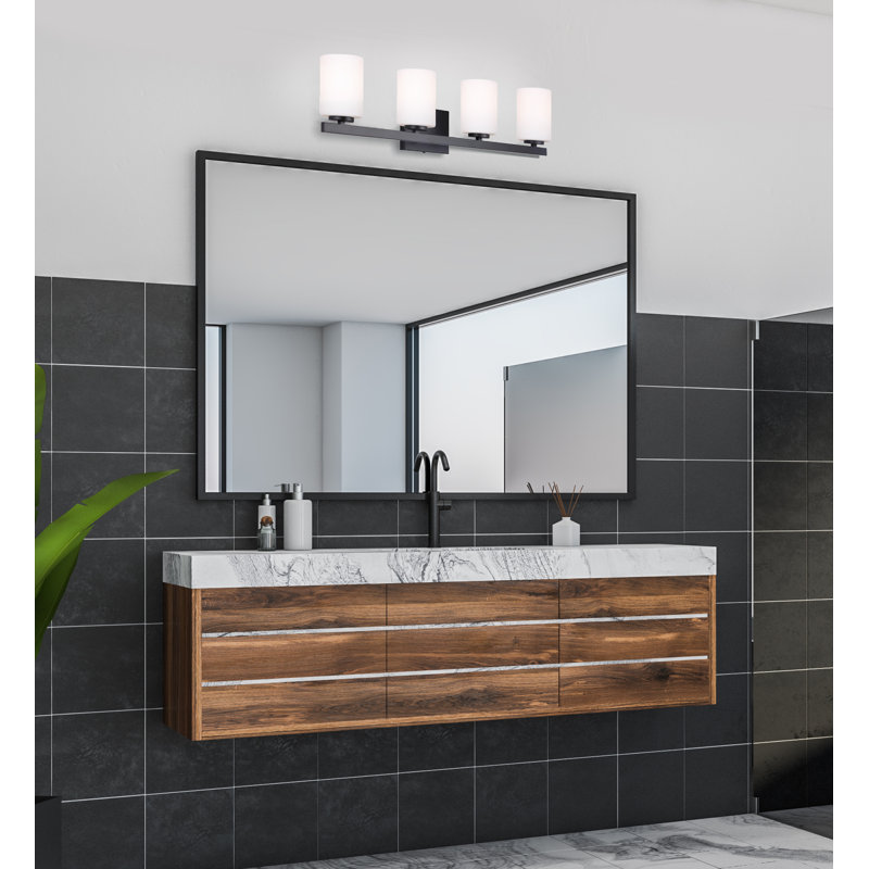Lolethia 4 - Light Dimmable Vanity Light, Matte Black