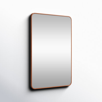 Strophe Solid Wood Rectangle Mirror