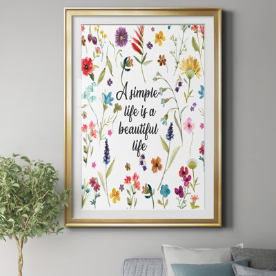 " A Simple Life " Painting Print