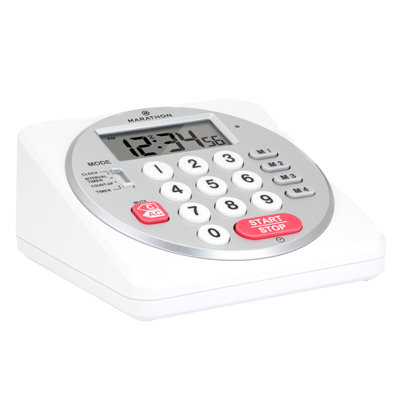 Minuterie numérique à clavier de 100 heures avec alarme sonore de qualité commerciale 