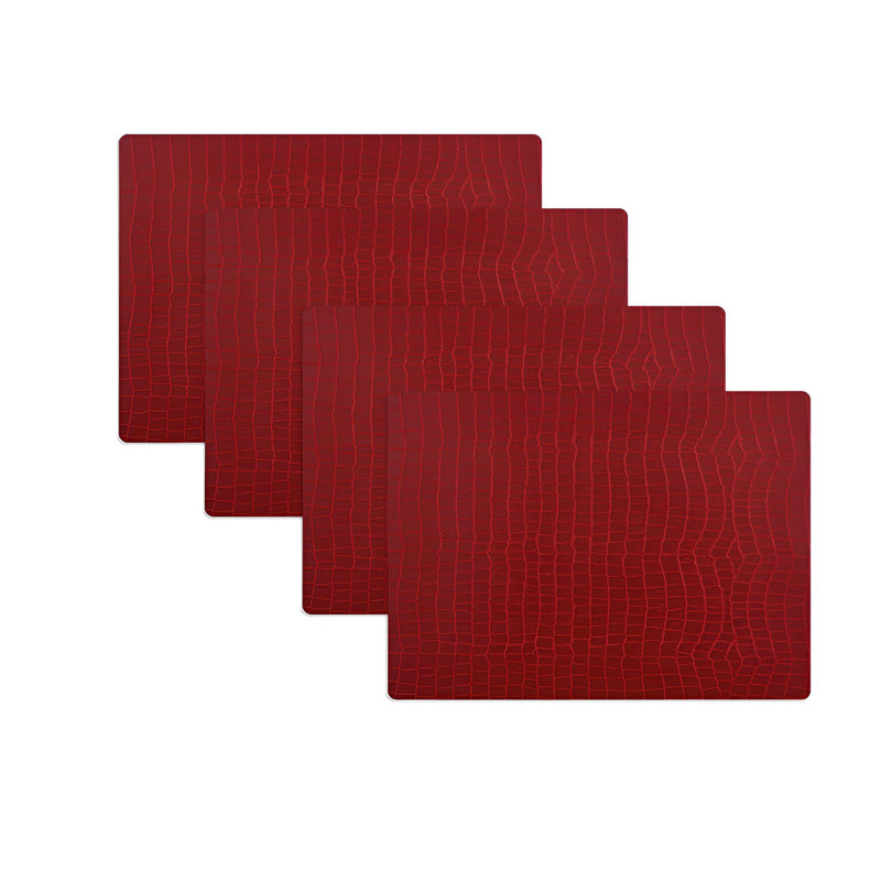 Napperon Mattola Rouge rubis, Rouge