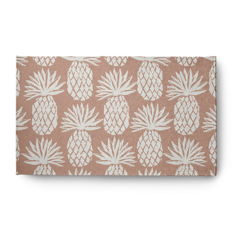 Chenille Floral Indoor Rug