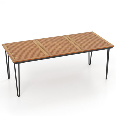 Rectangular 8 - Person 200Cm L Outdoor Dining Table