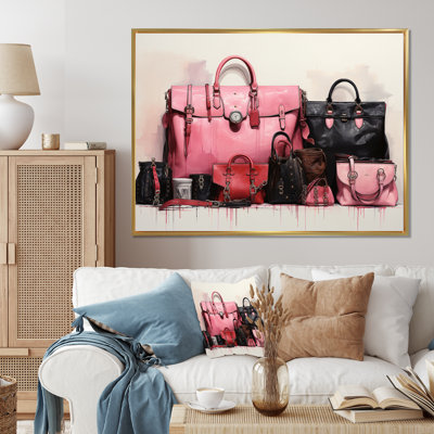 " Pink Designer Bags Glamour I "