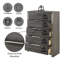 Commode grise, commode grise