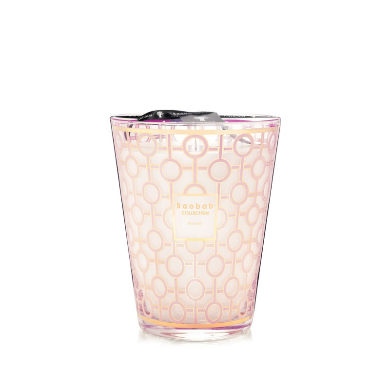 Women Candle, 6.3" H x 5.85" W x 5.85" D