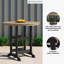Table de bar en plastique Chrisann
