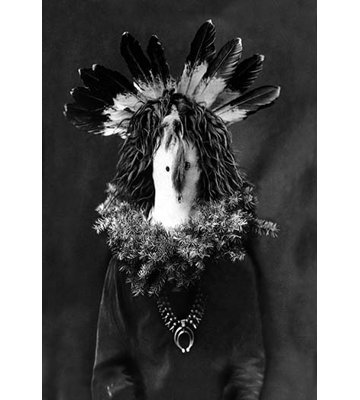 « native american ceremonial mask », reproduction de photo