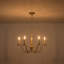 Lustre traditionnel à 5 lumières de style bougie
