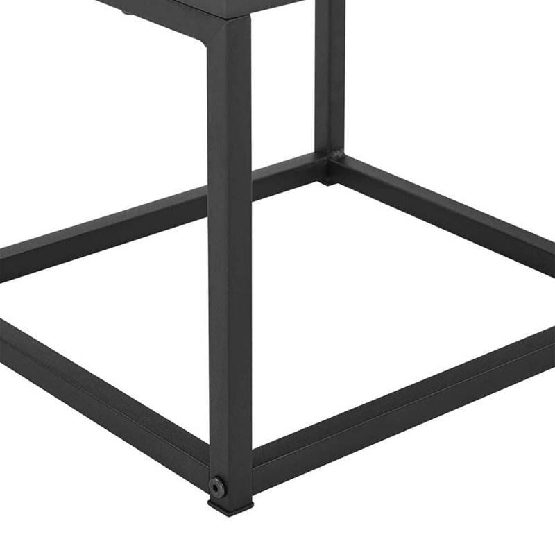 13.8'' W Metal Nightstand