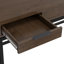 Bureau en bois massif avec tiroirs et plateau à clavier Sanford