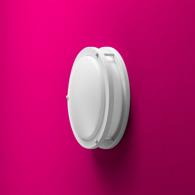 Plafonnier encastré 1 lumière Oracle, Blanc