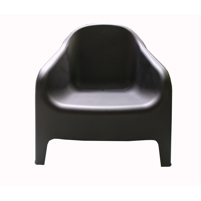 Chaise de patio Cissell, Noir