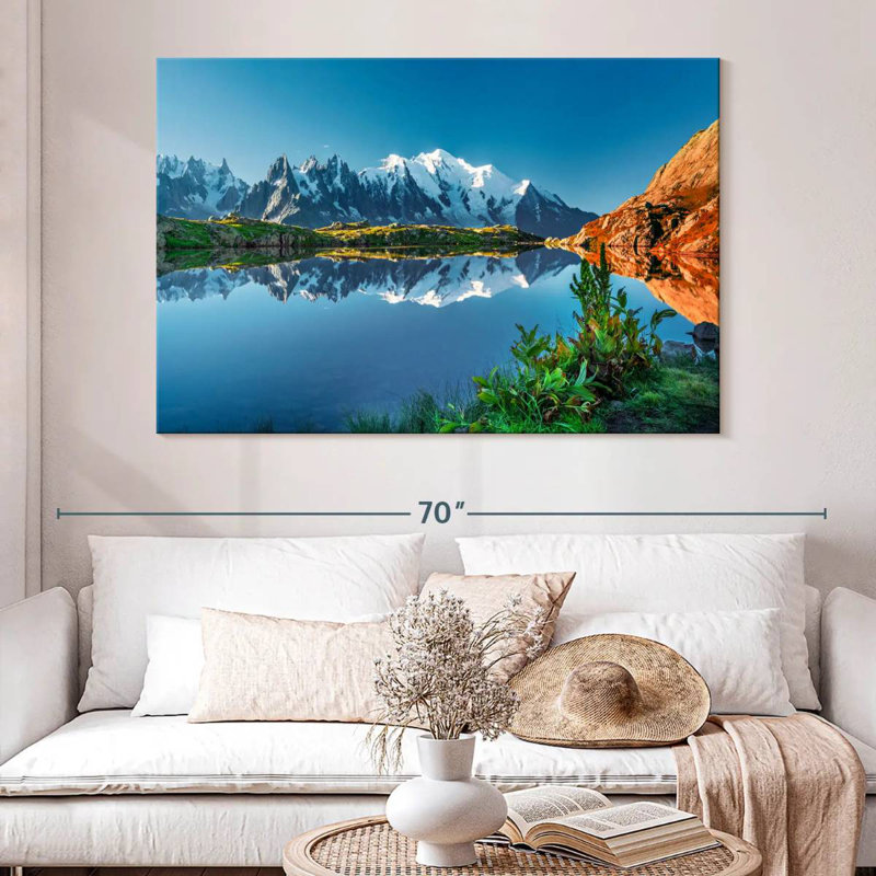 Alvord Lac Blanc And Mont Blanc Scene, 34" H x 51" W