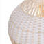 Natural and White Boho Rattan Pendant Light for Kitchen Island-1138827338