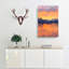 Sunshine Over The Mountains In Abstract - Wrapped Canvas-55339722