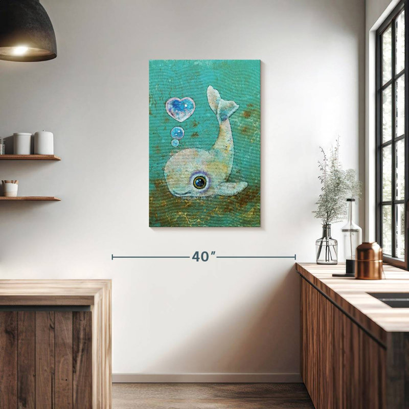Brampt Baby Whale, 36" H x 24" W