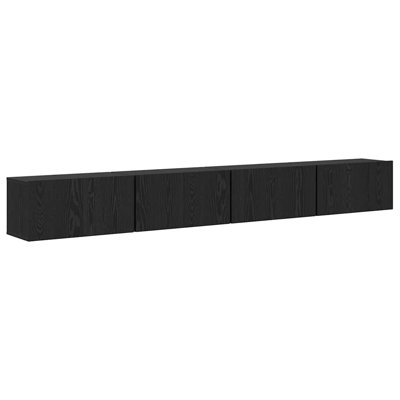 TV Cabinet Set 4 Pcs 60 X 30 X 30 Cm Engineered Wood