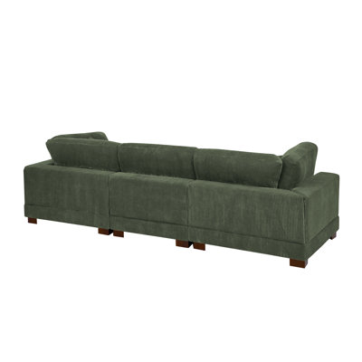 Lely Corduroy L-Shaped Sectional Reversible