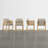 Upholstered Counter Stools with Hand-Woven Rope Arms-773685075