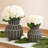 Set of 2 Bubble Ceramic Vases-270205017