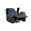 Fauteuil inclinable bleu et noir avec Bluetooth