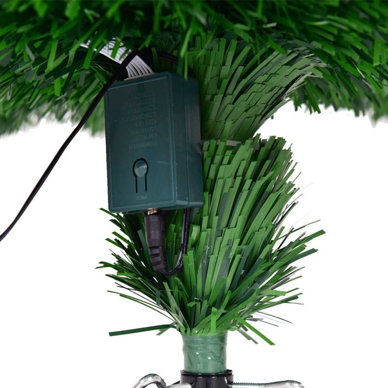 Lighted Artificial Fir Christmas Tree, 180cm H x 96cm W x 96cm D