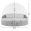 Lit de jour Sunbrella Modway-31483312