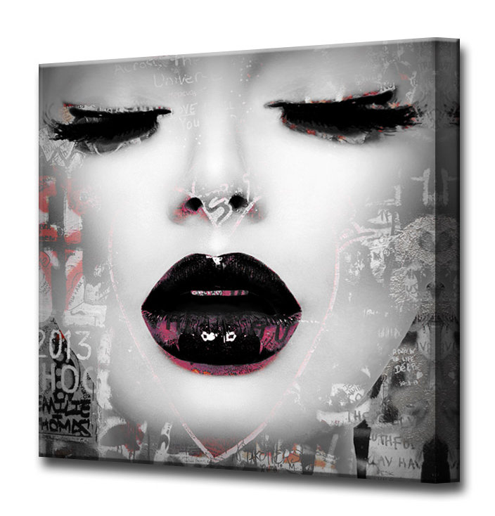 Impression d’art graphique sur toile XXXV-C, H 30 po x l 30 po