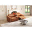 Upholstered 30.21 " Leather Power Reclining Sectional