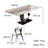 Devoss 6 - Person Pedestal Dining Set-592596196