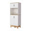 Armoire de garde-manger, armoire à double porte supérieure, surface de comptoir