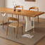 Solid wood ash simple dining table set-110368235-110368236-110368242