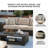 Gwennoline 97.38'' Wide Straight Patio Sofa with Cushions