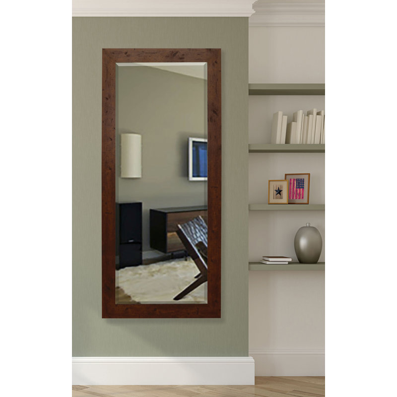 Miroir pleine grandeur Orlo, Noyer clair, H 71 po x l 30,5 po