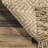 Kazunori Chevon Handmade Flatweave Tasseled Jute Beige Rug-661976819
