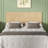 Wavy Silhouette 60.8 Inch Wide Wall Hanging Headboard, Bohemian Style Vertical Grain MDF Construction for Queen Beds-1549369164