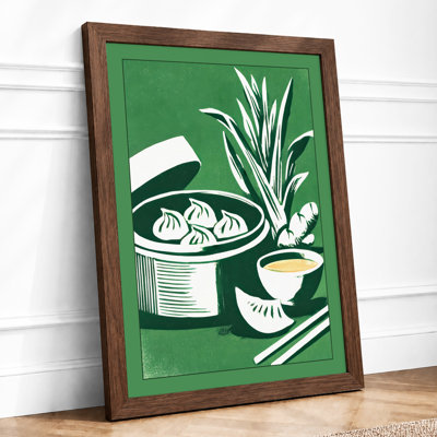 Dumplings And Broth Japandi - Print