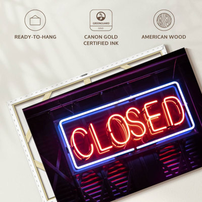 Tergel Closed Neon Sign
