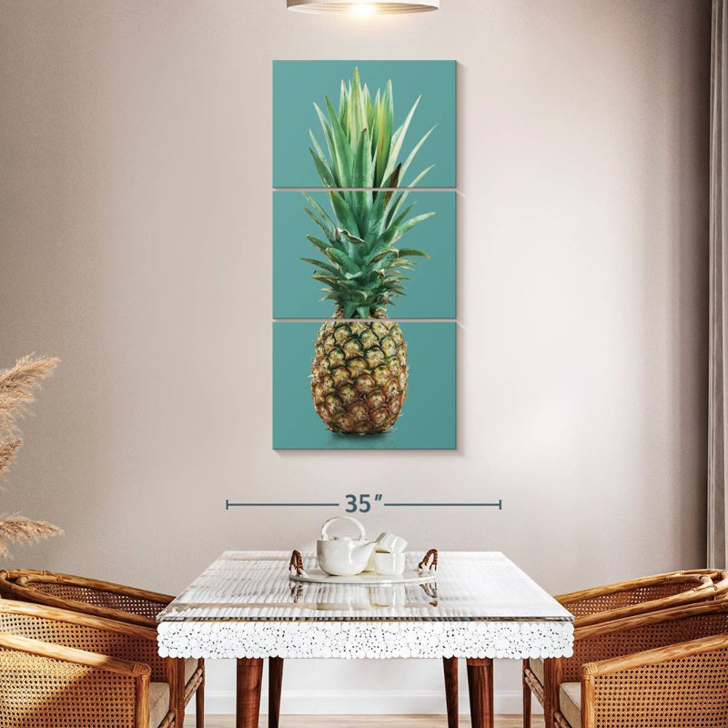 Crowned Pineapple, 52" H x 24" W