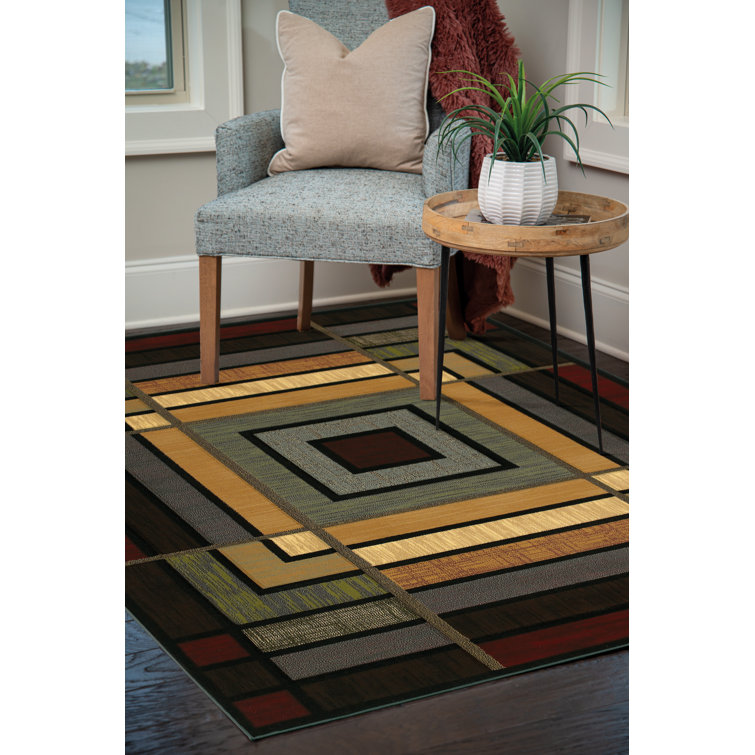 Carletta Performance Geometric Indoor Rug