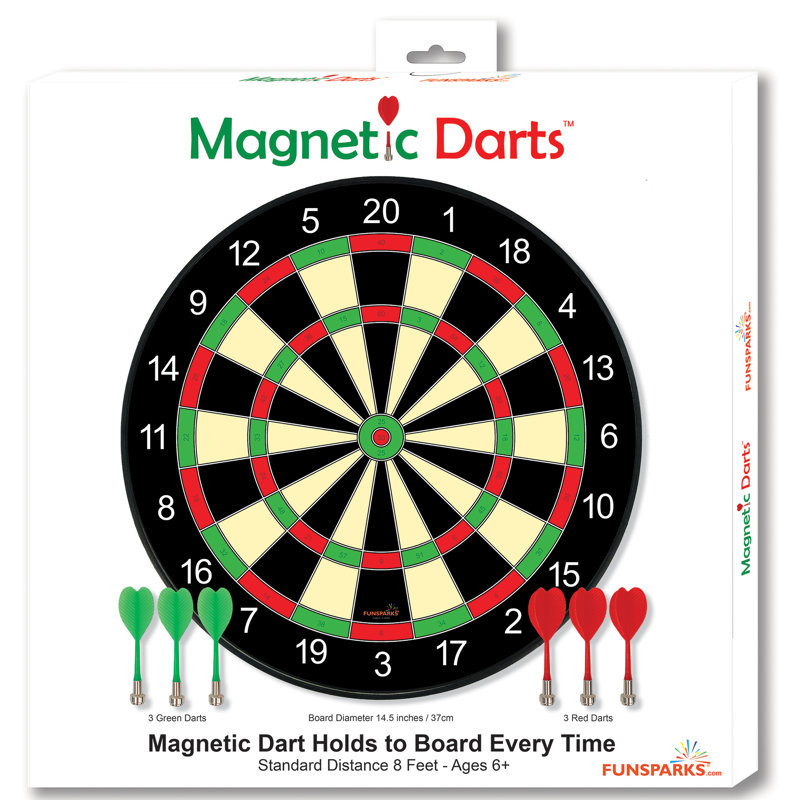 Jeu de fléchettes magnétique avec fléchettes