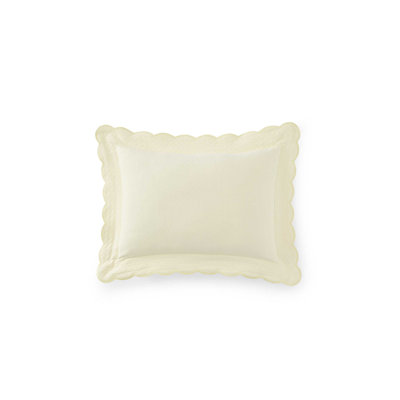 Martha Stewart Signature Scallop Yellow Throw Pillow